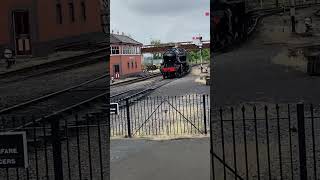 SteamTrain LMS Stanier Mogul 13268 Kidderminster Severn Valley Shorts SevernValleyRailwayOfficial [upl. by Rramahs]