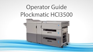 Plockmatic HCI3500 Operator Guide [upl. by Yevre]