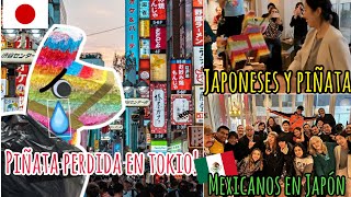 Se me perdió la piñata en tokio Japoneses conocen las posadas mexicanas VLOG SANDYAEL [upl. by Basso237]