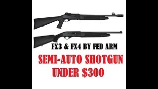 FX3 FX4 Fed Arm Shotgun Review Best Budget Semi Auto Automatic 12 gauge Mossberg 930 [upl. by Remmus]