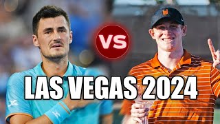 Bernard Tomic vs Micah Braswell LAS VEGAS 2024 [upl. by Rachael355]