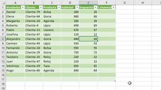 Cómo crear y trabajar con tablas en Excel [upl. by Noirred604]