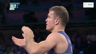 Olympics Greco Roman Men Wrestling 77kg  REP2 Highlights [upl. by Ajiram]