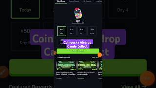 Coingecko Airdrop shorts crypto airdrop [upl. by Courtnay286]