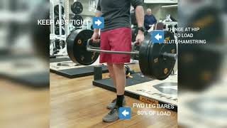 Staggered Stance Trap Bar Deadlift [upl. by Fuller]