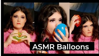 ASMR With Tiny Balloons 🎈 Inflation Tapping Rubbing Squeezing Even A Kiss And A Popping Finale [upl. by Learrsi]