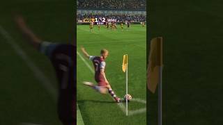 WardProwse Corner Kick Goal vs Wolves in eafc24 😱 wardprowse westham premierleague olimpico [upl. by Yrot]