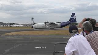 C130J Super Hercules impressive short tactical landing [upl. by Aicinoid]