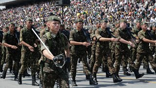 DESFILE CÍVICO MILITAR SP  EXÉRCITO BRASILEIRO [upl. by Lamaj]