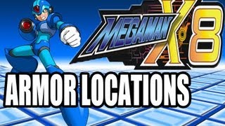 Megaman X8 Armor Locations [upl. by Ciprian]