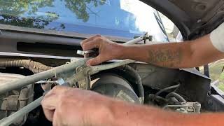 Replacing A Wiper Motor 003 [upl. by Esnofla]