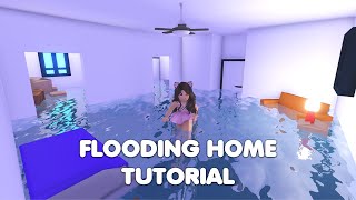 Flooding home FULL Tutorial REVEALING THE SECRET in Adopt me [upl. by Gina820]