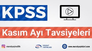 kpss2024 Kasım Tavsiyelerimiz [upl. by Arber]