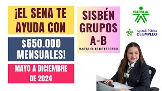 🚨 Últimos Días  Apoyo de Sostenimiento SENA 2024 🚨  NC [upl. by Nipha]