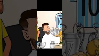 Visit to the hairdresser 🤑 messi ronaldo [upl. by Brandenburg]