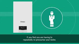 How to repressurise your ecoTEC plus boiler  Vaillant [upl. by Fricke367]