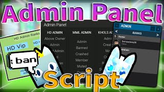 HD Admin Panel Script PASTEBIN 2023 [upl. by Ardnuhs]