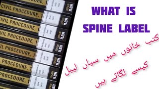 Spine Labels Library Books Complete processing method  Informative Video For librarians [upl. by Akered]