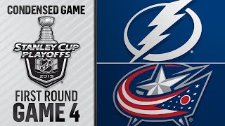 041619 First Round Gm4 Lightning  Blue Jackets [upl. by Telfer]