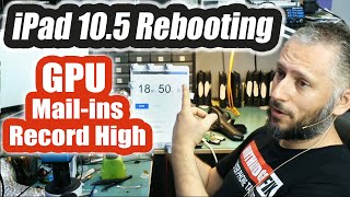 iPad pro 105 Repair Constantly reboots amp Tons of Broken GPU Mailin Repairs [upl. by Lucille]