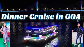 BEST DINNER CRUISE in GOA  DJ MUSIC  MANDOVI RIVER SIGHTSEEING  FULL INFORMATION  FAMILY CRUISE [upl. by Olette]