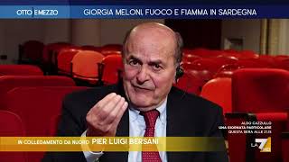 Il sarcasmo di Bersani su Meloni quotLei ha fatto politica tutta la vita io pettinavo le bambolequot [upl. by Osnofla10]