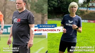 Der Frauenfußball von Bischofswerda drückt der Nationalmannschaft von Deutschland die Daumen [upl. by Spears]