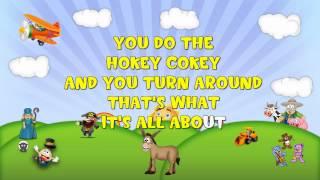 The Hokey Cokey Sing 2 Me Nursery Rhyme SingALong [upl. by Eimmit]