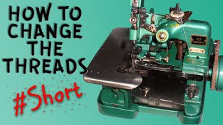 How to Change the Threads Quickly GN1 Overlock SHORTS [upl. by Ssidnac605]