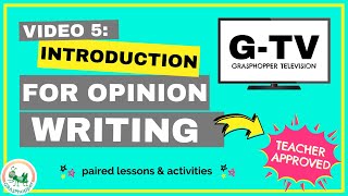 How to Write an Introduction for an Opinion Essay  4th Grade  Video 5 [upl. by Blakelee]