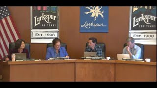 Larkspur City Council Meeting July 17 2024  Special amp Regular [upl. by Asille]