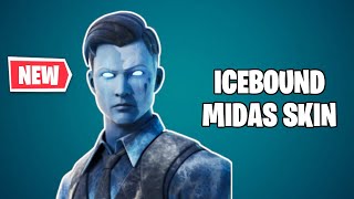 NEW ICEBOUND MIDAS SKIN GAMEPLAY  FORTNITE BLACK ICE LEGENDS BUNDLE  BLACK ICE SET [upl. by Ahders]