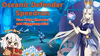 Oceanic Defender Speedrun Guide  Free 120 Primogems  Genshin Impact Fleeting Colors in Flight [upl. by Biancha]