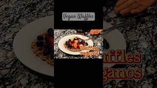 Waffles Veganos Sin harina y sin azúcar [upl. by Olracnaig677]