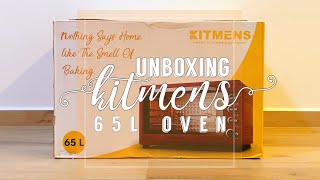 Unboxing Kitmens 65L KMKO65 Oven  Ideal for Home Baking  A Walk With Aud [upl. by Sola302]