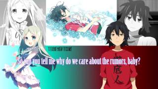 Nightcore  Rumors Switching Vocal Version Lyrics [upl. by Koball]