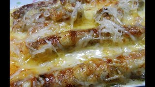 gratin pomme de terre aux saucisses غراتان بطاطا بالمرغاز [upl. by Almita]