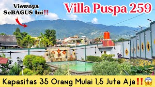 VILLA PUSPA 259 PUNCAK  Ada Private Pool Billiard Karaoke Cuma 1 Juta‼️ [upl. by Herman54]