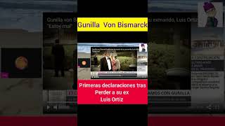 Primeras Declaraciones de GUNILLA VON BISMARK tras faceller su exmarido LUIS ORTIZ [upl. by Talyah166]