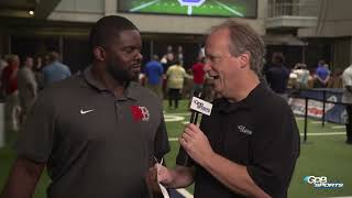 2022 Fulton County Media Day Banneker Head Coach Braxton Kelley [upl. by Keelia]