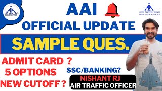 AAI Common cadreassistantlawfinance sample questions  admit card  5 options TWIST [upl. by Zipah]