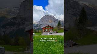 Mountain View from Murren Switzerland 🇨🇭 [upl. by Palgrave]