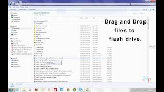 How to Copy Files to a USB Flash Drive [upl. by Nnovahs]