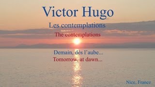 French Poem  Demain dès laube by Victor Hugo  Slow Reading [upl. by Winfield]