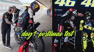 Join the party day 1 portimao test superbike circuit Algarve x vr46 riders academywinter test 2024 [upl. by Lemrej]