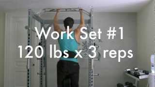 Reverse Pyramid Training  Weighted Chin ups amp One Arm Chins [upl. by Inahteb85]