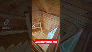 cabin amishcabin modularhomes airbnb cabinhome prefabhomes realestate [upl. by Notsua290]