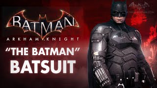 Batman Arkham Knight  NEW quotThe Batmanquot Skin in Arkham Knight Robert Pattinson Batsuit [upl. by Stock]