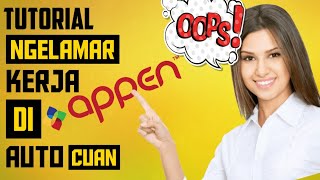 Tutorial Ngelamar Kerja di APPEN Auto Cuan  PART 1 [upl. by Ralfston]