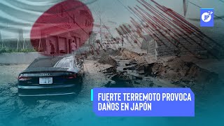 Últimas Noticias  Fuerte terremoto provoca daños en Japón [upl. by Nirehtac]